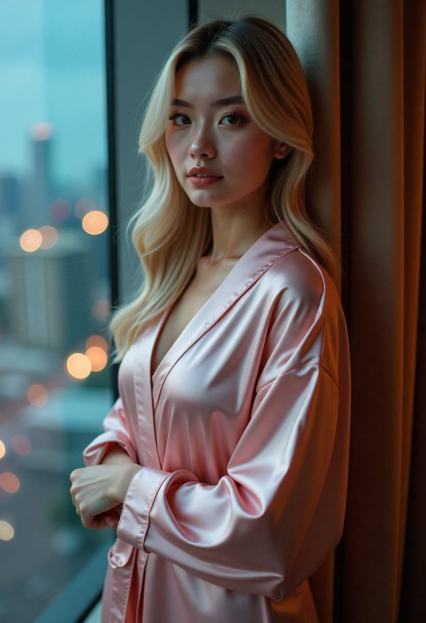 《她的春天》剧照：阳台上的少女与风铃
